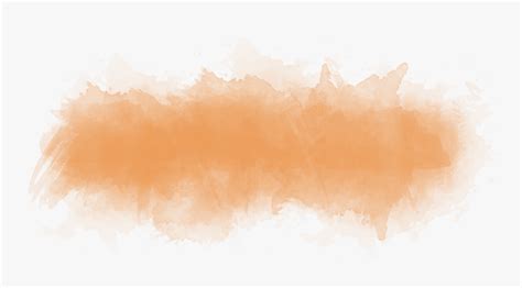 Orange Watercolour Splash Watercolor Paint Hd Png Download Kindpng