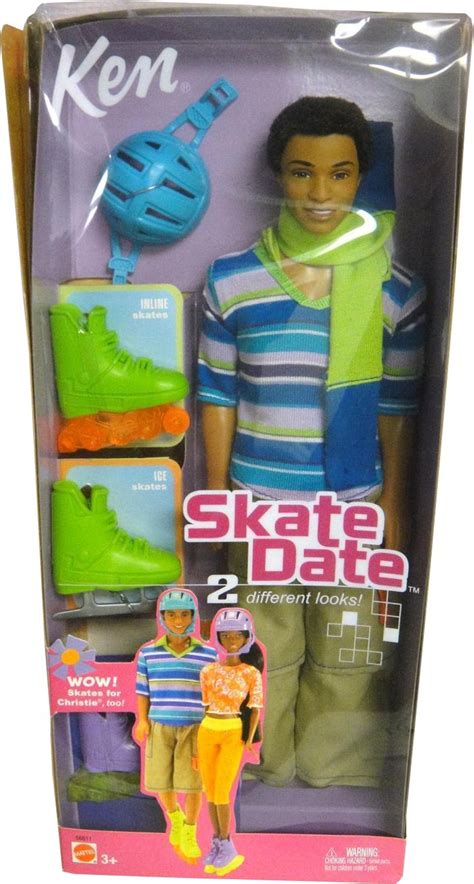 Skate Date Black Ken Doll Ken Doll Barbie Dolls Lifeguard Chair Barbie Family Baby