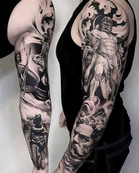 The Styles And Meanings Behind Greek Mythology Tattoos Greek Tattoos Greek Mythology Tattoos