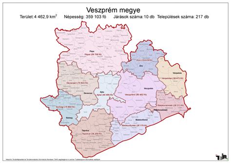 Veszprém Megye Települései Térkép | Térkép