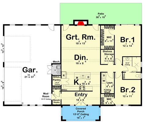 Square Foot Barndo Home Plan With RV And Standard Car Garage DJ Architectural