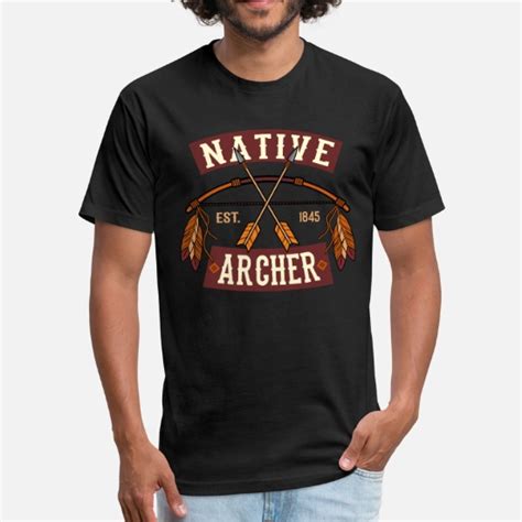 Native Archer Indian Bow Cool Archers Unisex Poly Cotton T Shirt