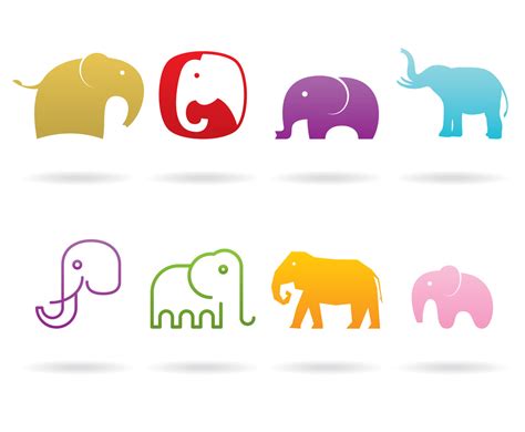 elephant logo gambar png