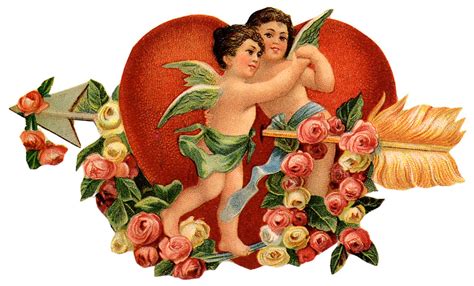 Vintage Valentine Heart Clip Art