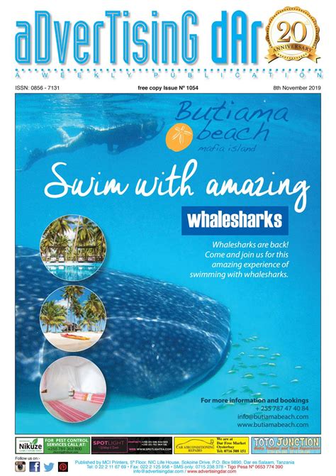 Advertising Dar Issue Nº 1054 - 8th Nov 2019 by ...