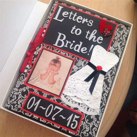 Check spelling or type a new query. Letters to the Bride scrapbook given to my sister the ...