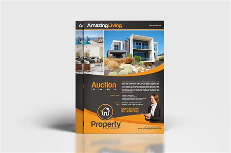 A4 Real Estate Poster Template In Psd Ai And Vector Brandpacks