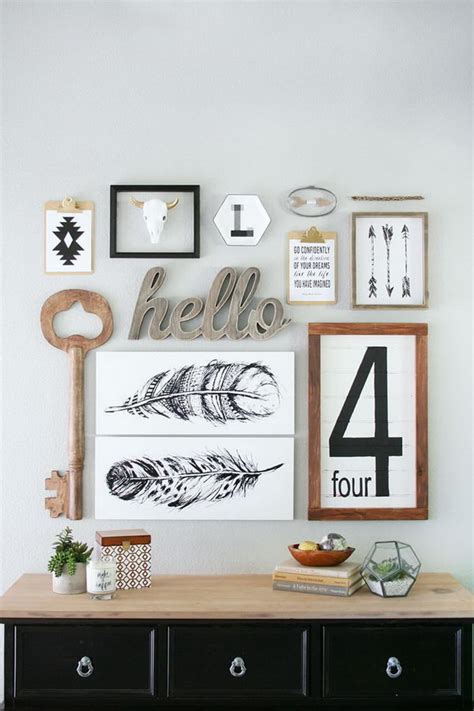 Easy decorations for white wall. 7 Easy Ideas for Decorating a Gallery Wall - Hative