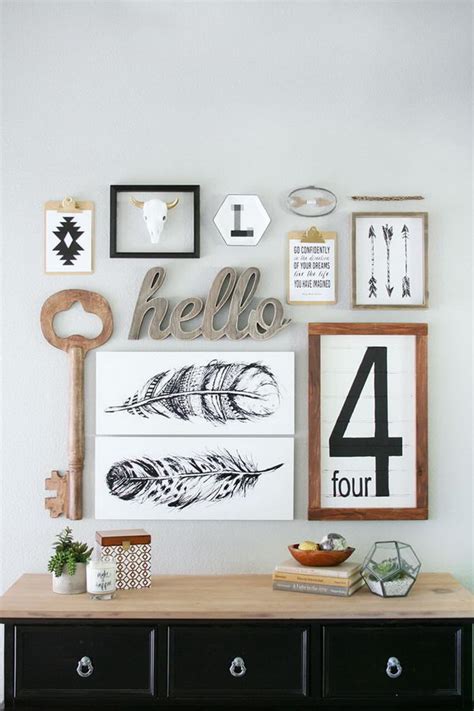 You will need photoshop to separate the chosen pictures. 7 Easy Ideas for Decorating a Gallery Wall - Hative