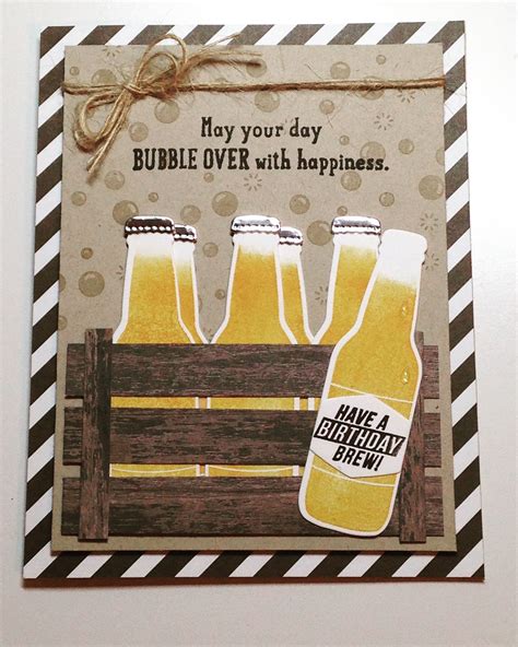 Beer Birthday Dad Birthday Card Birthday Cards For Men Handmade