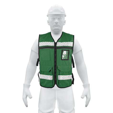 CHALECO BRIGADISTA CON CINTAS REFLEJANTES, COLOR VERDE, TRUPER COD
