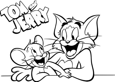 Coloriage Tom et Jerry à imprimer