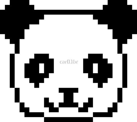 Panda Pixel Art Patterns