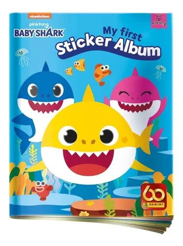 Baby Shark Album 4 Sobres Panini Estampas Coleccionables Mercadolibre
