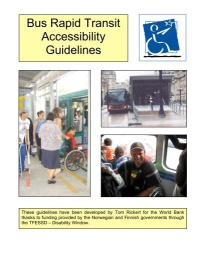 Bus Rapid Transit Accessibility Guidelines