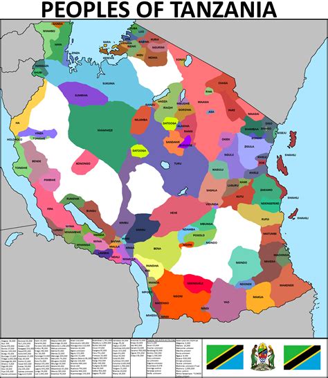 Tanzania Ethnic Map By Crazy Boris On Deviantart