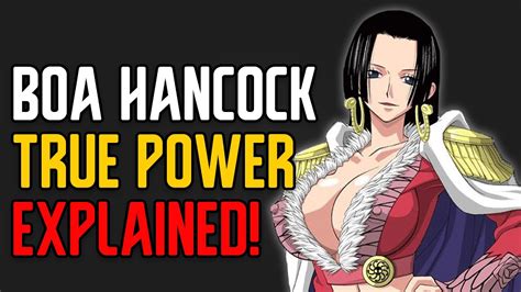 Explaining Boa Hancock Haki Power And Abilities How Strong Is Boa Hancock Youtube