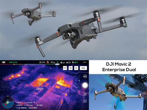 Dji Mavic 2 Enterprise Dual Un Drone Con Fotocamera Termica Flir