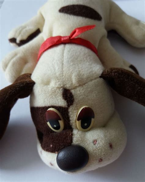 They rely on their motto, a pup for every person, and a person for every pup. Pound Puppies - Brown & Cream Puppy Plush Soft Toy - 1984