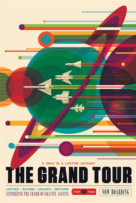 Nasas Gorgeous Retro Future Posters Celebrate Space Travel