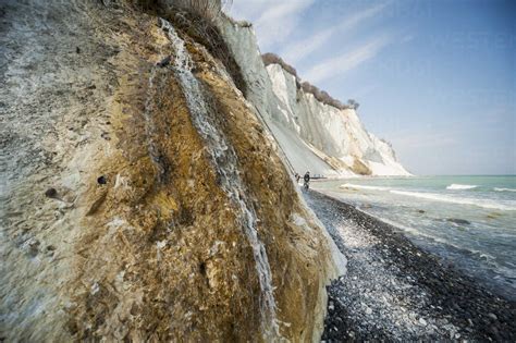 Denmark Mon Island Mons Klint Chalk Cliffs Stock Photo