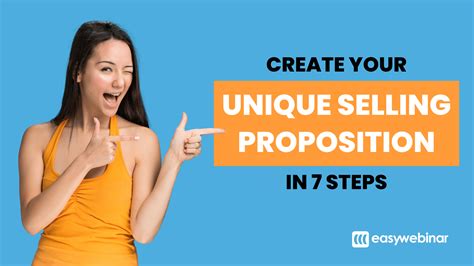 Create Your Unique Selling Proposition Usp In Just Seven Steps