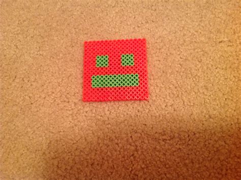 Geometry Dash Perler Beads Icon