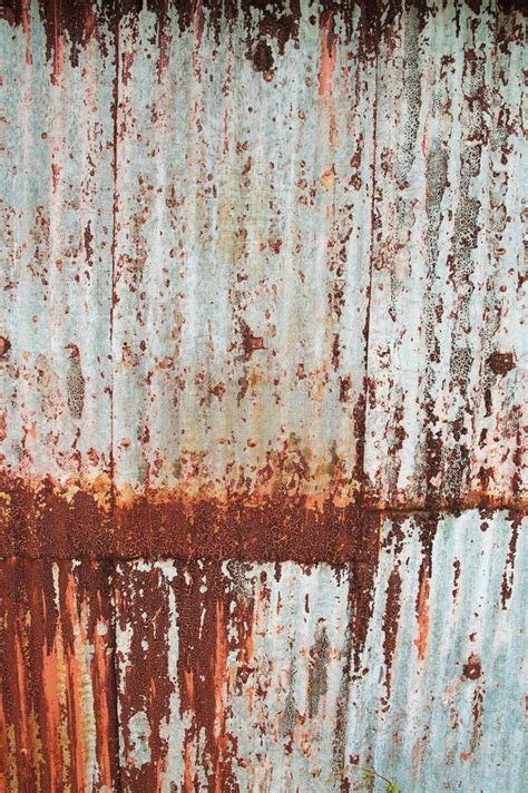 Rusty Old Corrugated Metal Background Concept Wallpaper For Design