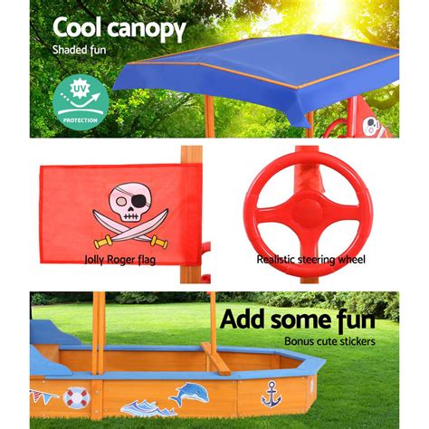 Bed canopies have been around for quite a while now, and it is only because of their simplistic yet elegant touch have they been in fashion for this long. Keezi Boat-Shaped Canopy Sand Pit | Buy Sand Pits ...
