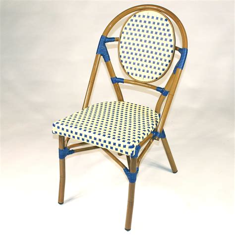 The most common french bistro chair material is ceramic. French Bistro Armless Stacking Chair | Wayfair