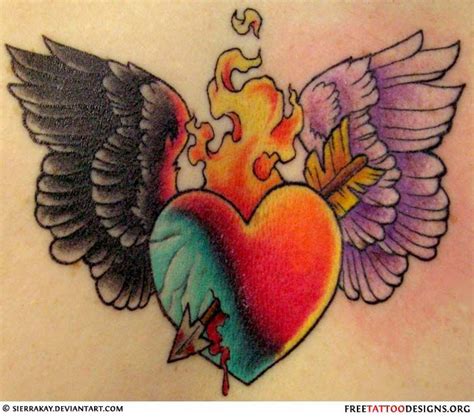 Https://tommynaija.com/tattoo/55 Heart Tattoos Love And Sacred Heart Tattoo Designs
