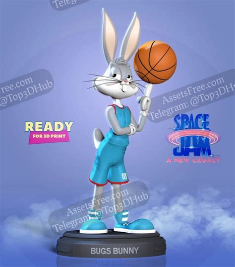 Bugs Bunny - Space Jam | 3D print model | AssetsFree.com