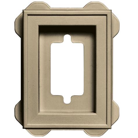 Of course, your vinyl siding can only be as straight and level as the material underneath of it. Shop Builders Edge 5-in x 6.25-in Light Almond Vinyl ...