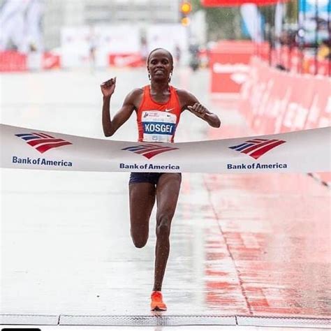 Brigid jepchirchir kosgei is a kenyan marathon runner who won the 2018 and 2019 chicago marathons and the 2019 and 2020 london marathons. Kosgei returns home, says she will compete in 2020 Olympics