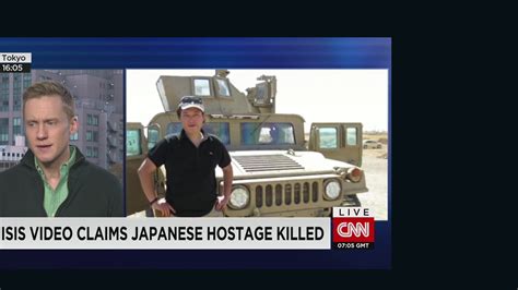 isis video claims japanese hostage killed cnn video