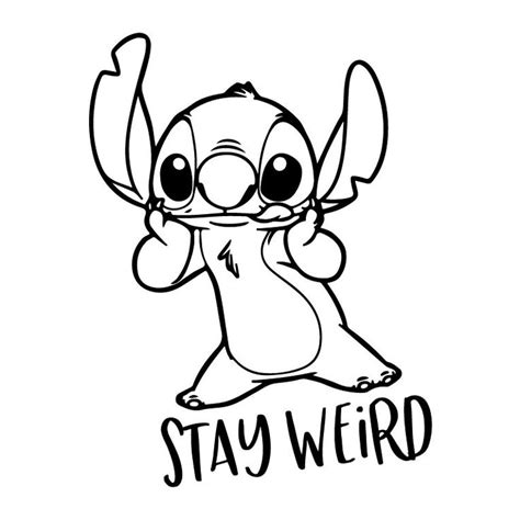 Stay Weird Svg Free Lilo And Stitch Svg Disney Svg Free Instant