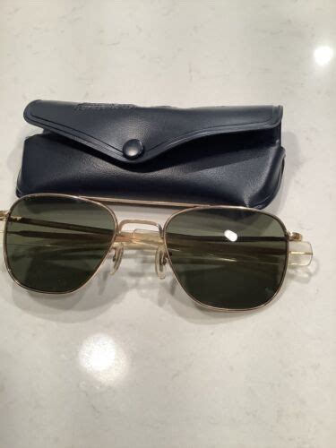 american optical ao 1 10 12k gf vintage aviator sunglasses ebay