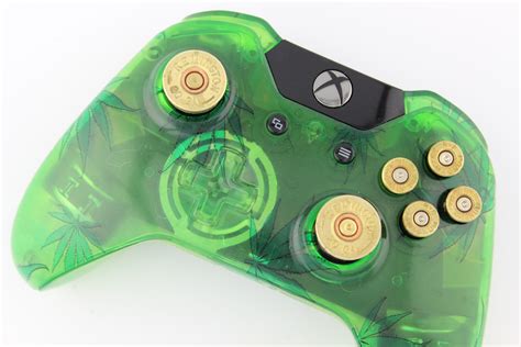 Clear 420 Friendly Xbox One Controller With Bullet Buttons 1