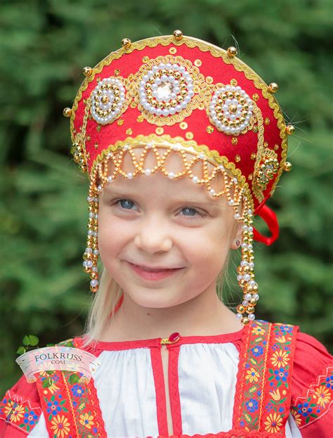 Russian Traditional Hat Kokoshnik Vasilisa Russian Crown Etsy