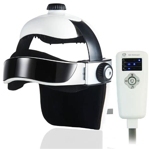 Electronic Air Pressure Head Massager Relaxed Music Helmet Massager Us Plug