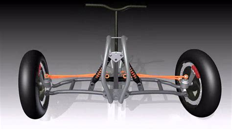 CAN AM tilting steering 3D CAD - YouTube