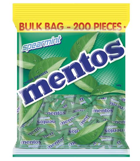 Mentos Spearmint Mint Individually Wrapped 540g Winc