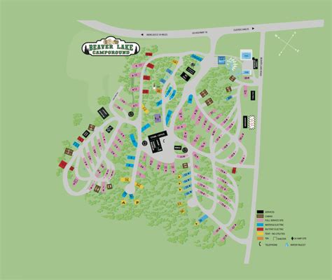 Our Campground Map Beaver Lake Campground Custer Sd