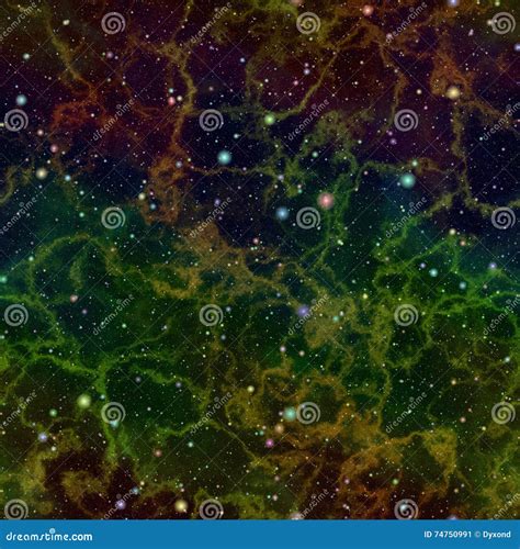 Abstract Glittering Colorful Universe Rainbow Nebula Night Starry Sky