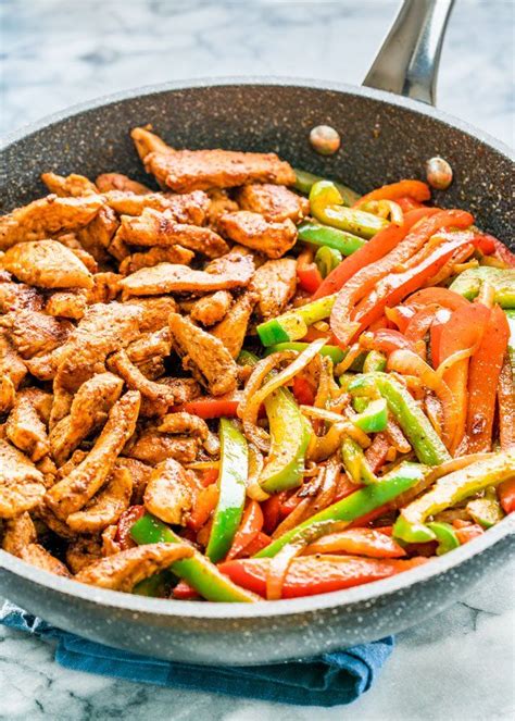 These Easy Chicken Fajitas Will Become Your Favorite Weeknight Chicken Fajitas Just Like The