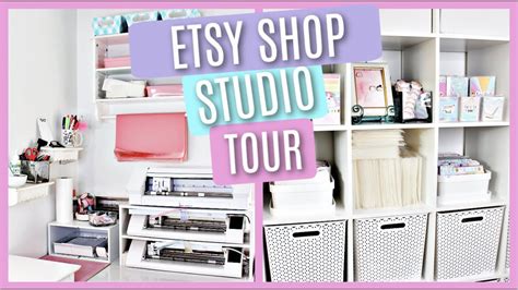 Etsy Shop Studio Tour Craft Room And Home Office Small Business