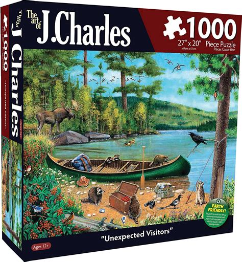 Karmin International J Charles Unexpected Visitors Puzzle 1000 Piece