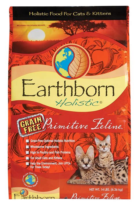 You can't expect to create exceptional dog earthborn holistic® dry and moist cat foods will fulfill any cat's primal dietary needs through premium animal proteins and extreme palatability. Earthborn Holistic Primitive Feline Grain-Free Natural Dry ...