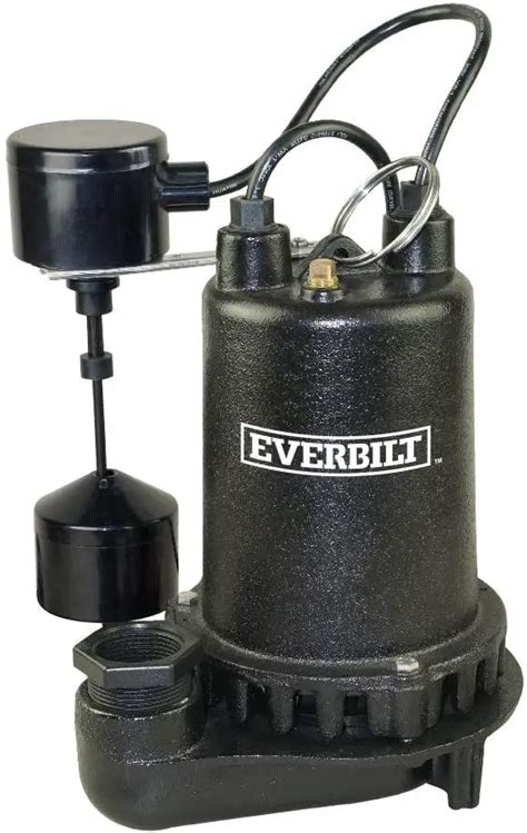 Everbilt Sba033v1 13 Hp Submersible Sump Pump With