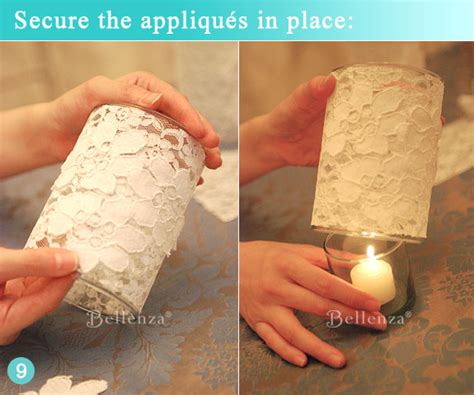 Easy As 1 2 3 Make Your Own Lace Candle Holders Creative And Fun